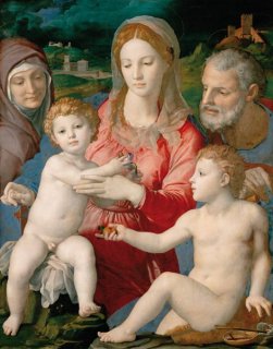 聖家族と聖アンナ、幼児聖ヨハネ（ウィーン美術史美術館作品）