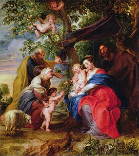 林檎の木の下の聖家族