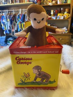 <img class='new_mark_img1' src='https://img.shop-pro.jp/img/new/icons2.gif' style='border:none;display:inline;margin:0px;padding:0px;width:auto;' />おさるのジョージ　curious george びっくり箱