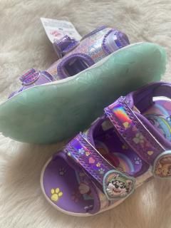 【新品　未使用】パウパトロール　ライトアップサンダル(男の子)　約15cm コマリヨー 光るサンダル キッズ パウパトロール 子供 男の子