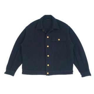 ロゴ入り ワックス加工 キャンバス ブルゾンジャケット LOGOS ブルゾン ジャンバー 2024AW LOGOS/ロゴス 防風 保温 撥水