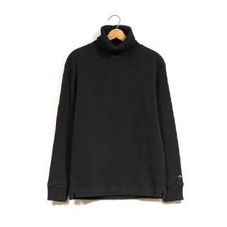 Nigel CabournTURTLE NECK WAFFLE BK (ȥͥå åե ֥å) 