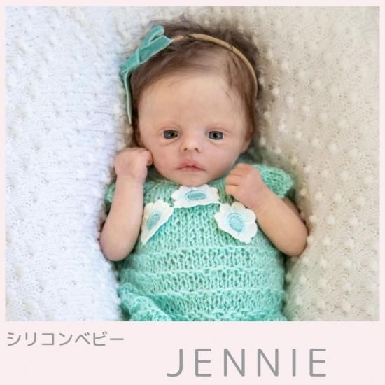 リボーンドールjennieちゃん 新生児の可愛い赤ちゃんです お人形 