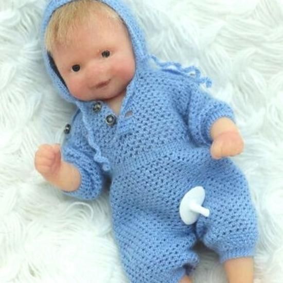 オーダーメイド】11㎝ 男の子 フルシリコンベビー 手のひら