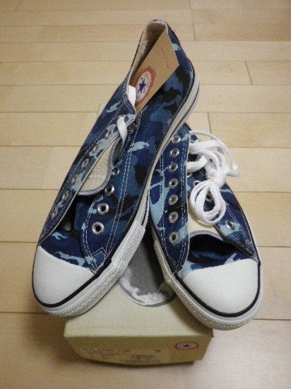 CONVERSE All Star Low Sky Blue Camouflage Made in USA - waterisland.shop
