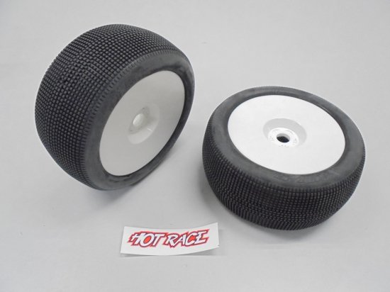 AMR-HRT8-AMA-S+RIM_BHR Truggy Tyres AMAZZONIA S/Glued 2pcs