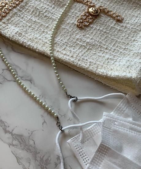 大粒パールマスクチェーン - TOPCHIC