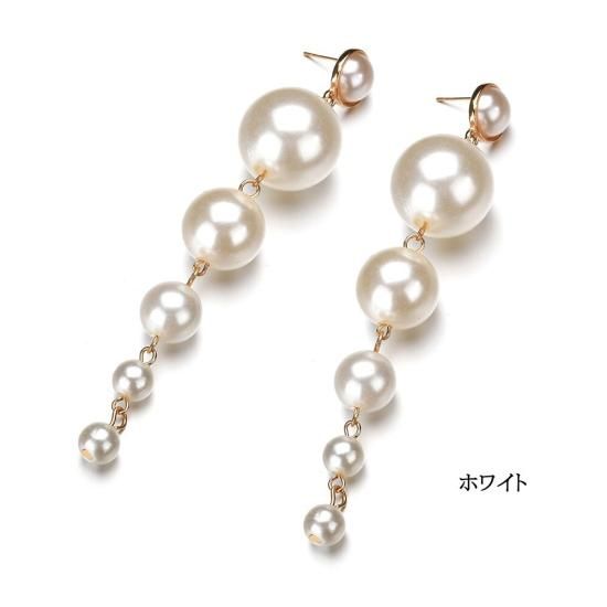 パールロングピアス - TOPCHIC