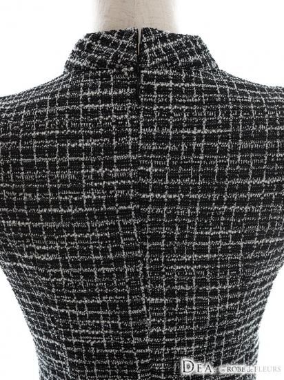 Lサイズあり】バストカットxラメツイードノースリーブキャバ