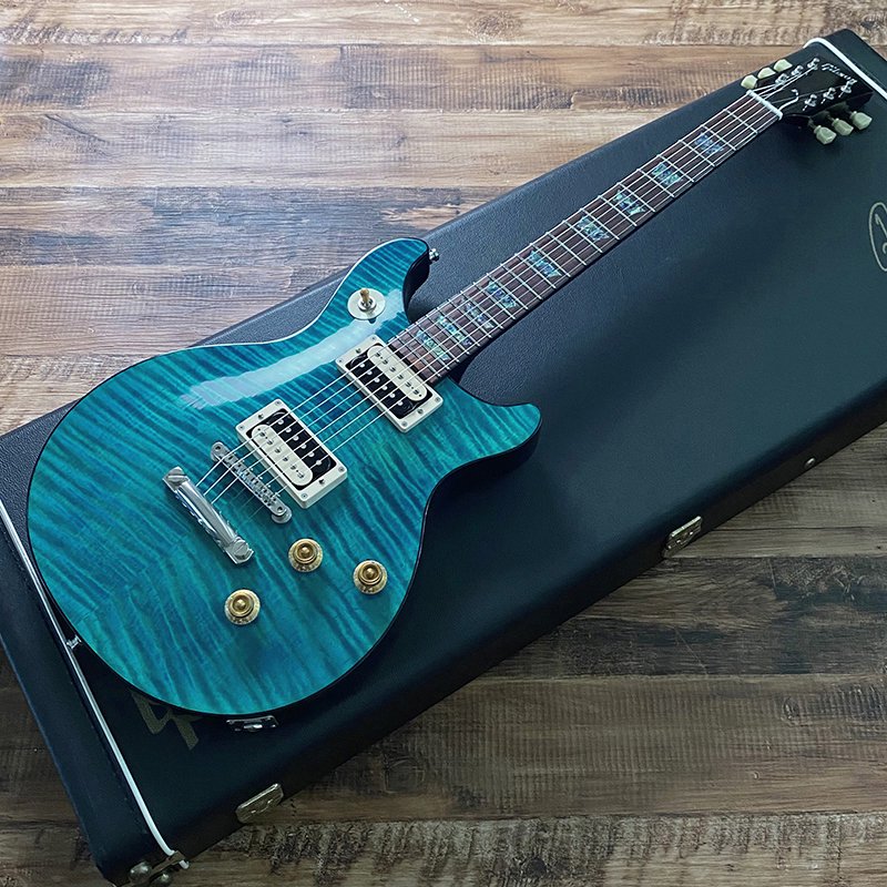 中古］Gibson Custom / Tak Matsumoto DC Standard Flame Top Aqua