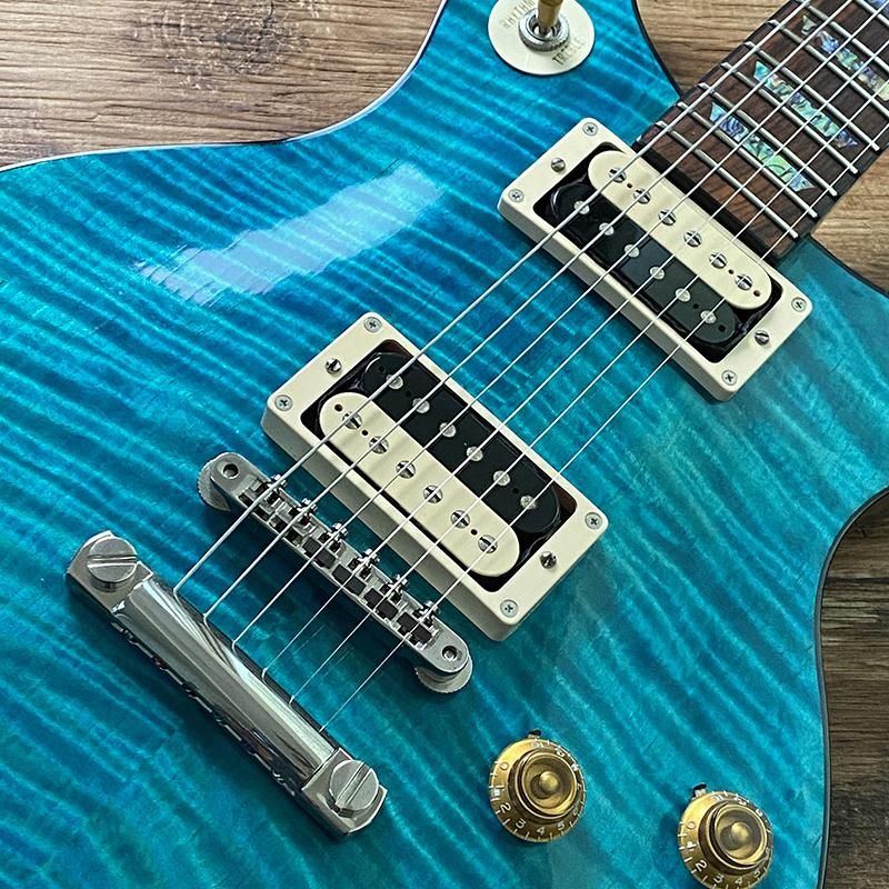 中古］Gibson Custom / Tak Matsumoto DC Standard Flame Top Aqua 