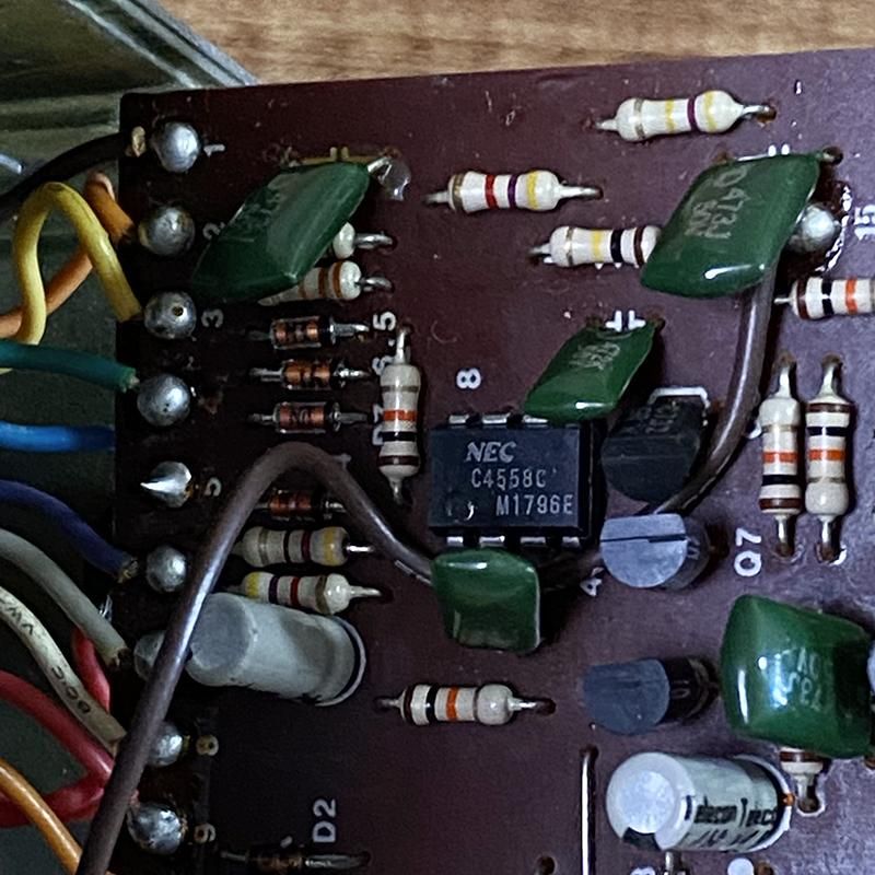 ヴィンテージ］BOSS / 1982年製 OD-1 NEC C4558C - Vintage