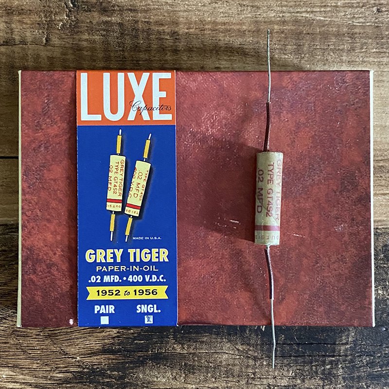 新品］Luxe / 1952-1956 Grey Tiger: Single Wax Impregnated .02mF 