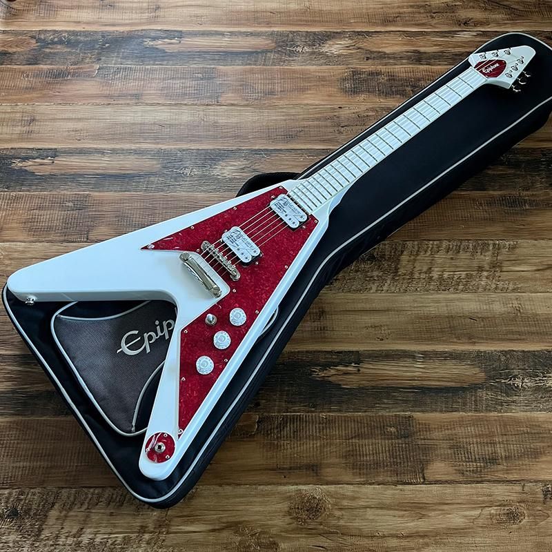 中古］Epiphone / Dave Rude Flying V Alpine White - Vintage-Style