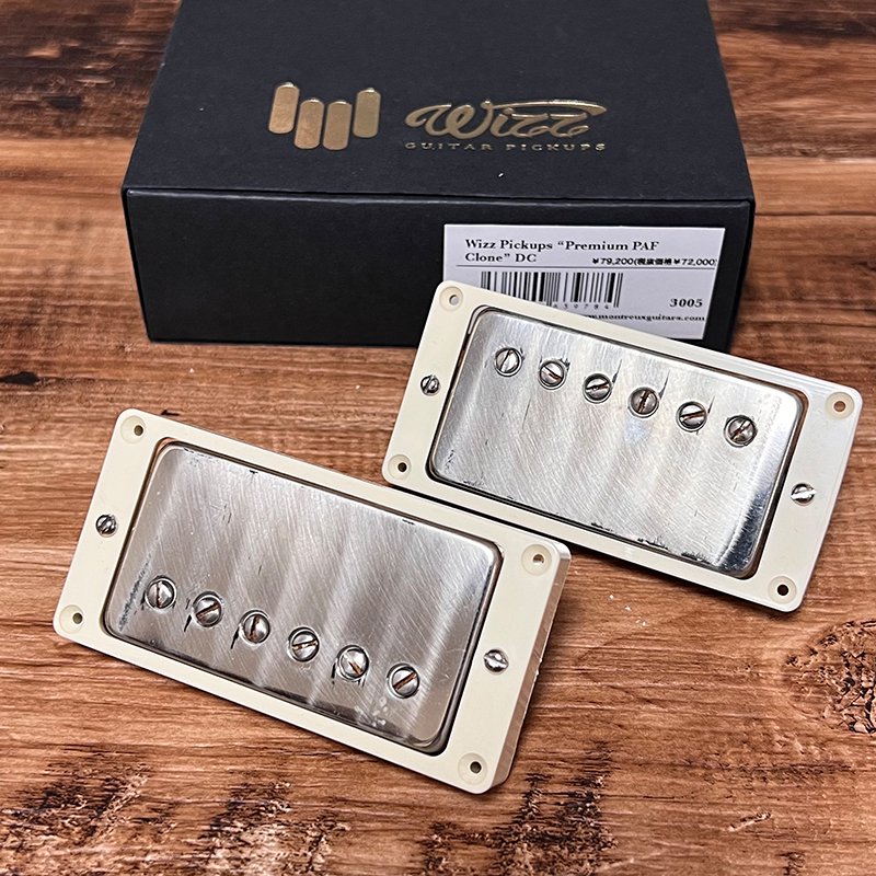 中古］Wizz / Premium PAF Clone Double White with Soldered Nickel 