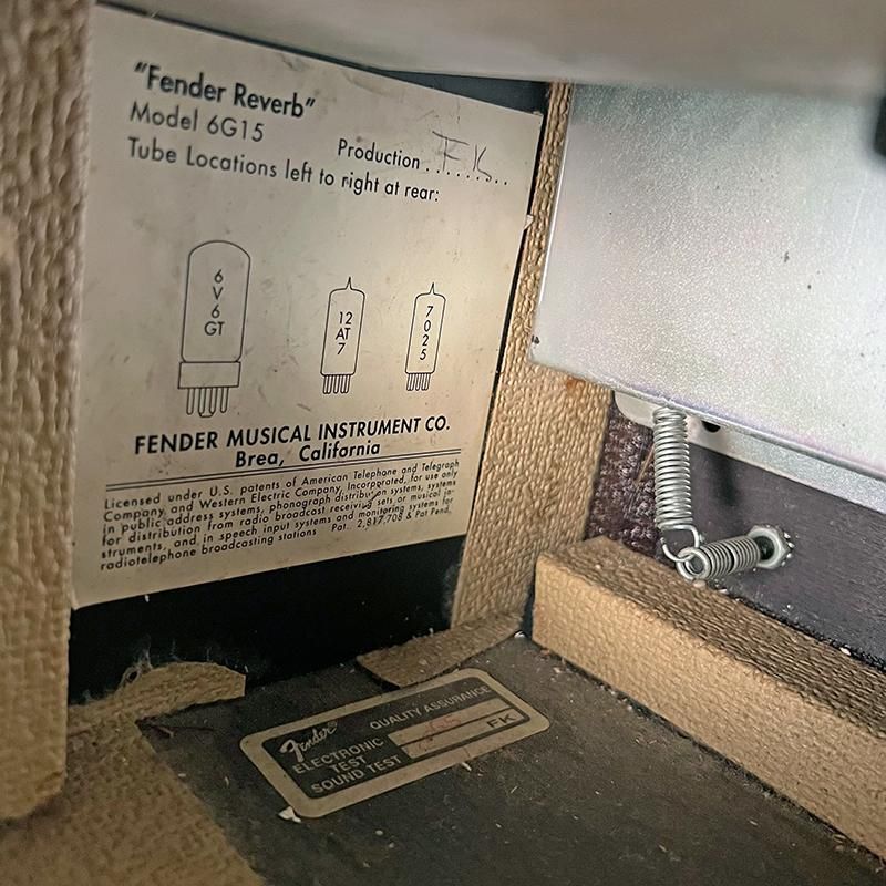 中古］Fender / 6G15 '63 Reverb Unit Reissue White Tolex 1995