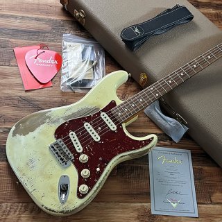 šFender Custom Shop / 1961 Stratocaster Ultra Relic Vintage White by Greg Fessler 2017