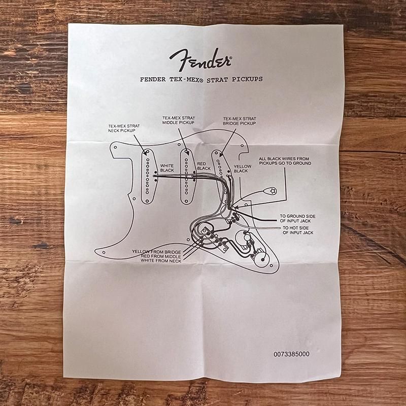 中古Fender Tex-Mex Stratocaster pickup set harpoonharry.com