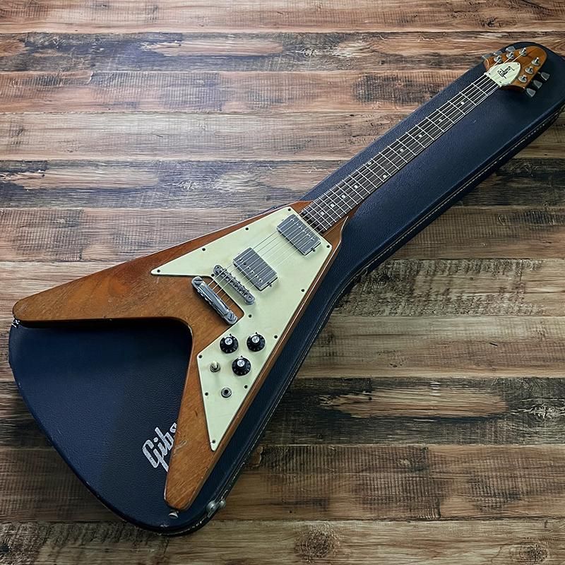 ヴィンテージ］Gibson / 1975 Flying V Natural - Vintage-Style