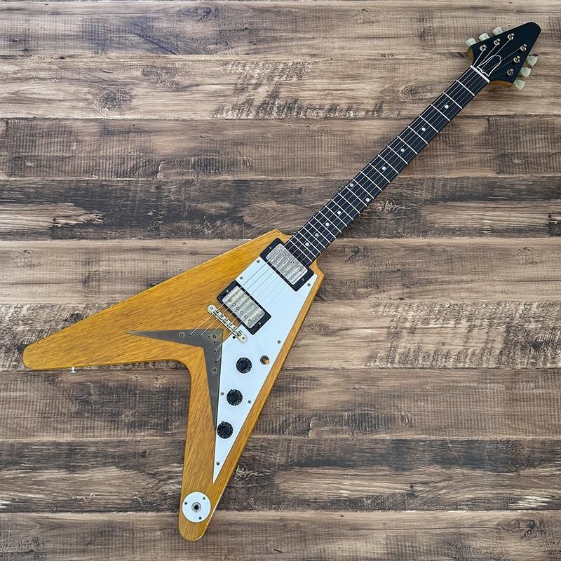 送料無料◆2025新品  V Flying Korina / 中古］Unknown Replica by Vintage-Style - ギター