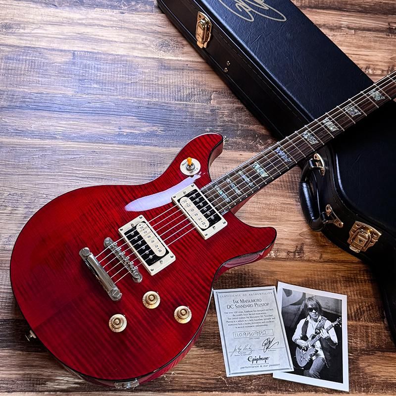 Epiphone Tak Matsumoto DC チェリーレッド 中古］Epiphone / 2011 Tak Matsumoto DC Standard Plus Top