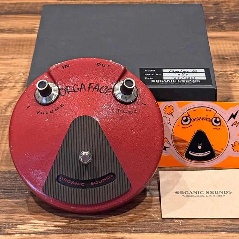 ギター ORGANIC SOUNDS ORGA FACE 66 / Red Aged ORGA FACE Silicon / Aged Red | Organic Sounds