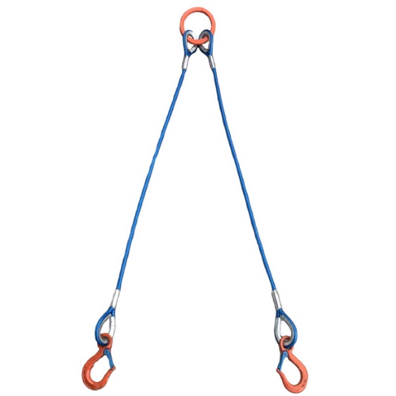 低価格 大洋 ２本吊 ワイヤスリング ３．２ｔ用×１．５ｍ 1Ｓ 品番