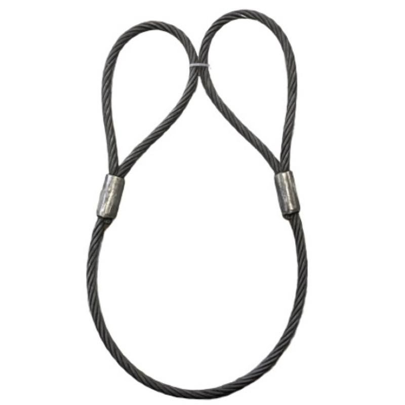 玉掛け用ワイヤーロープ 東京製綱 6×37 G/O 両アイトヨロック 径24mm 