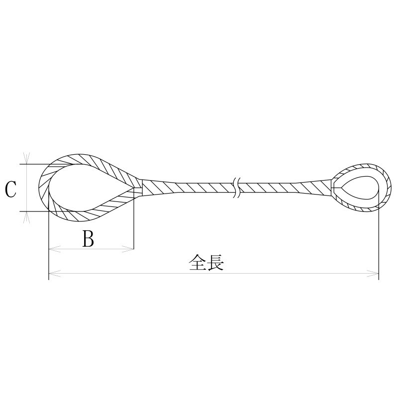 日本JIS規格ワイヤロープ6×24O O 裸 A種 径26mm 長さ80m 通販