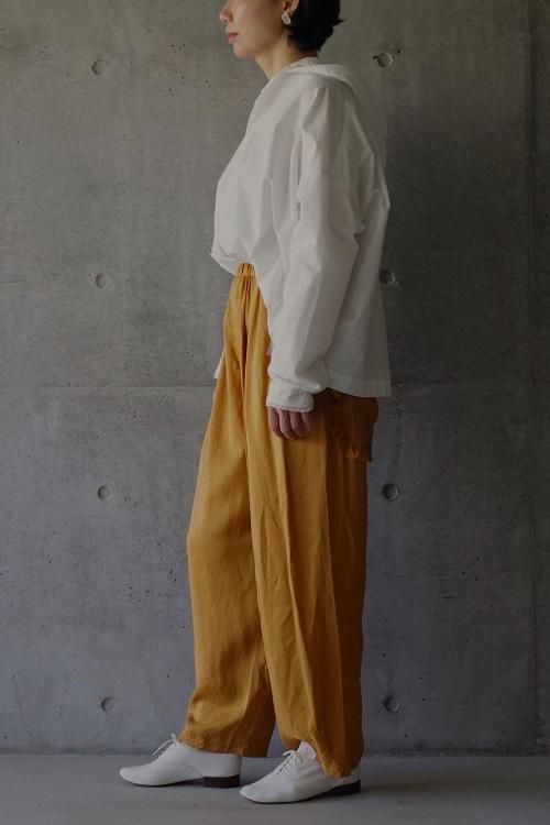 Volant silk pants (renga) - Porta nova online store