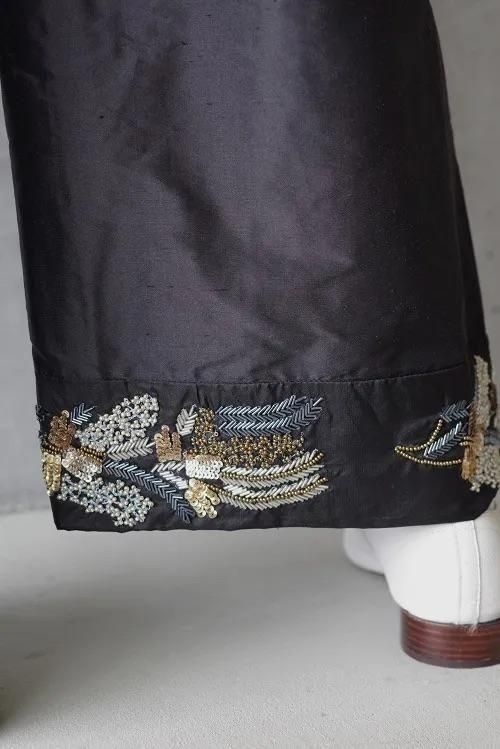 Permanent TOWAVASE 刺繍スモックドレス TOWAVASE トワヴァーズ シルク 刺繍 マノン ベスト “Manon” 28