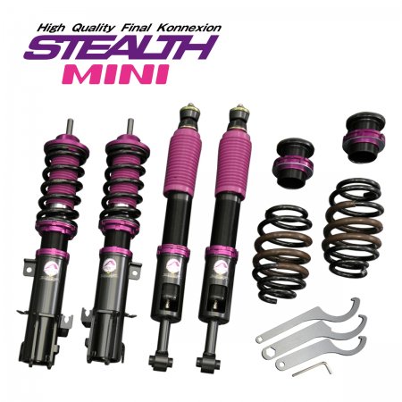 STEALTH MINI】 車高調キット HONDA JJ2 N-VAN専用 4WD 倒立式 減衰力25段調整 フルタップ 全長調整式 ローダウン  サスペンション 【PGFK-MNH027】 - PRIENT GARAGE（プライエントガレージ）