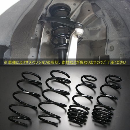 BLACK SUS】 ローダウン スプリングキット NISSAN VM20/M20 NV200