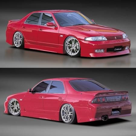 FIRST CONTACT】 FRP製 サイドステップ NISSAN R33 スカイライン 4DR 