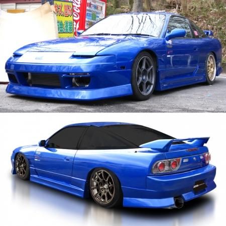 180SX リアアンダースポイラー FRP 社外品 純正タイプ