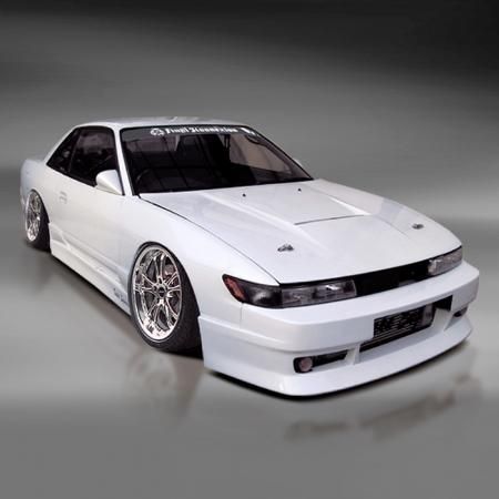 FIRST CONTACT】 FRP製 TYPE1 エアロ3点キット NISSAN S13