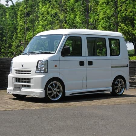 【感謝価格】 K-01】 FRP製 エアロ エブリィ専用 DA64V SUZUKI サイドステップ 自動車