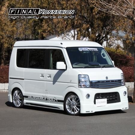 オーダーメイド　da64w ワンオフ左右5% A エブリイワゴン DA64Wのオーバーフェンダーに関するカスタム