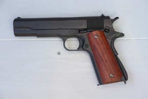 マルイ製M1911GBB専用木製グリップ（ウォールナット）