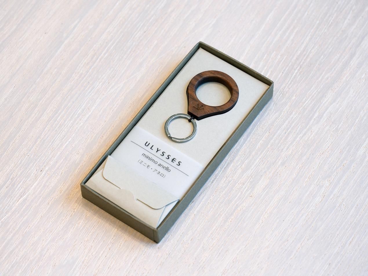 木製リングキーホルダー minimo anello - ULYSSES