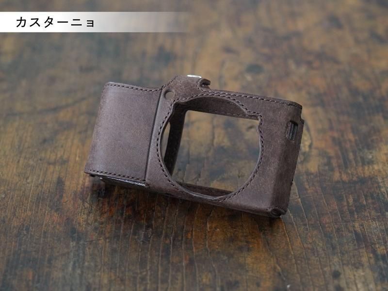 新品 本革カメラケース RICOH リコー GR3/GRⅢ/G3X用 リコーGR3/GR3x専用レザーケース/本革ボディスーツ