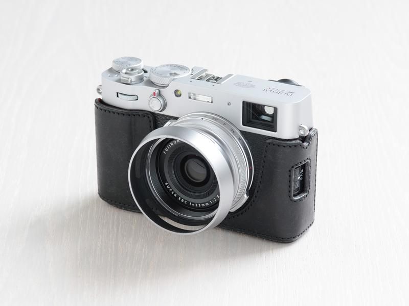 FUJIFILM X100V用本革ボディスーツ/レザーケース