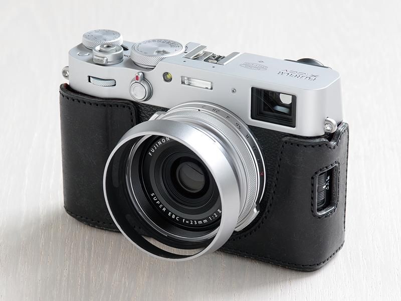 FUJIFILM X100V用本革ボディスーツ/レザーケース