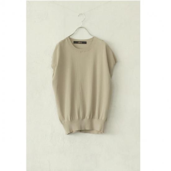 soft stretch yarn-french sleeve pull over