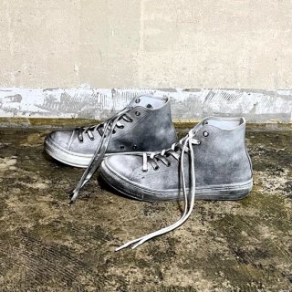 HIGH-CUT SNEAKERS      Vintage加工　ヌバックホワイト
