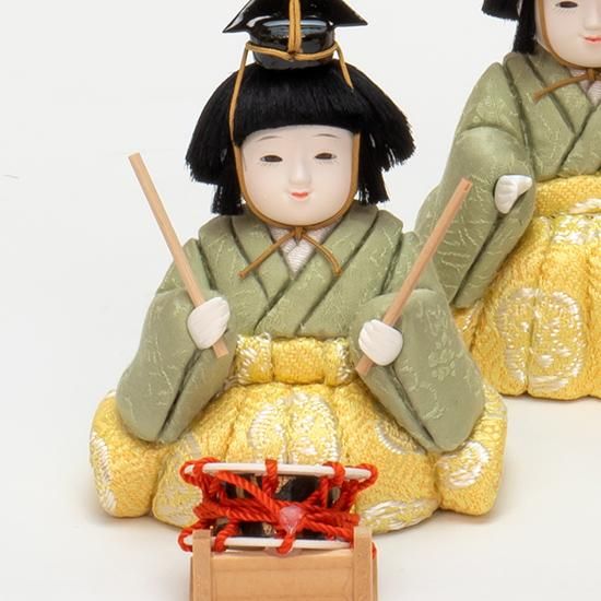 ひな人形_五人囃子_葵M - コンパクトでかわいい雛人形・五月人形