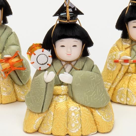ひな人形_五人囃子_葵M - コンパクトでかわいい雛人形・五月人形 ひな人形_五人囃子_葵M - コンパクトでかわいい雛人形・五月人形