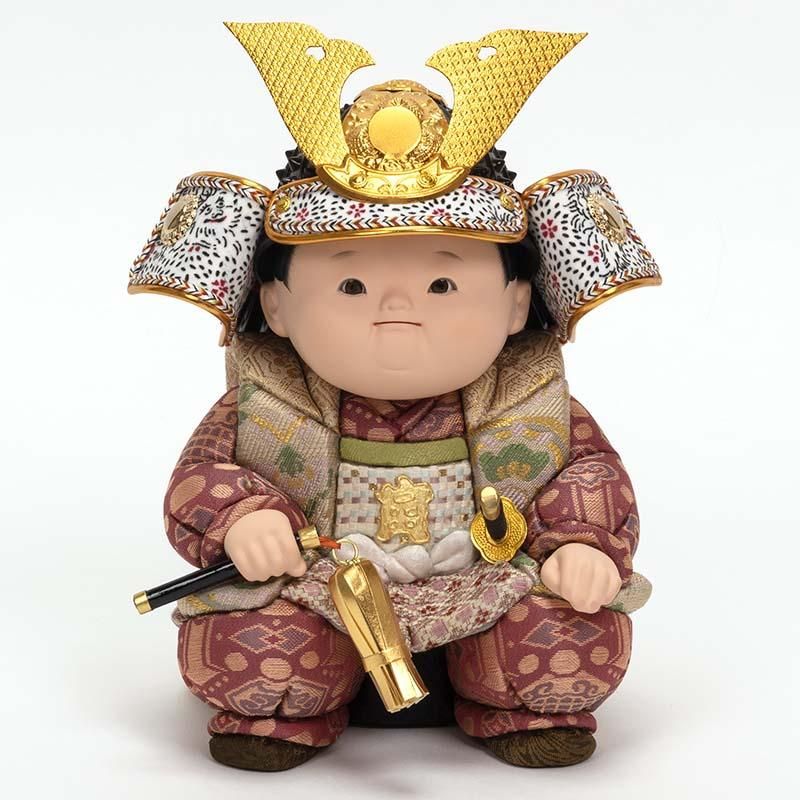 すわけい陶人形　五月人形 五月人形 コンパクト 陶器 小さい 金太郎/ 金太郎土鈴 /こどもの