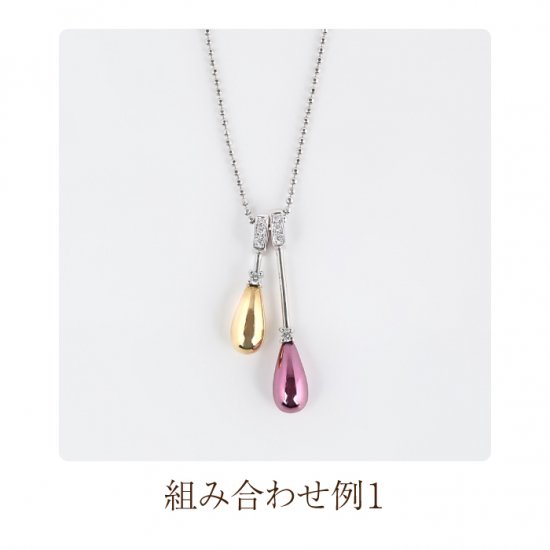 日本初 紫色の18金 4色のカラーゴールド(K18)ダイヤモンドペンダントネックレス - Ｃｉｅｒｉｎ（紫凛）  パープルゴールドジュエリーの公式通販サイト