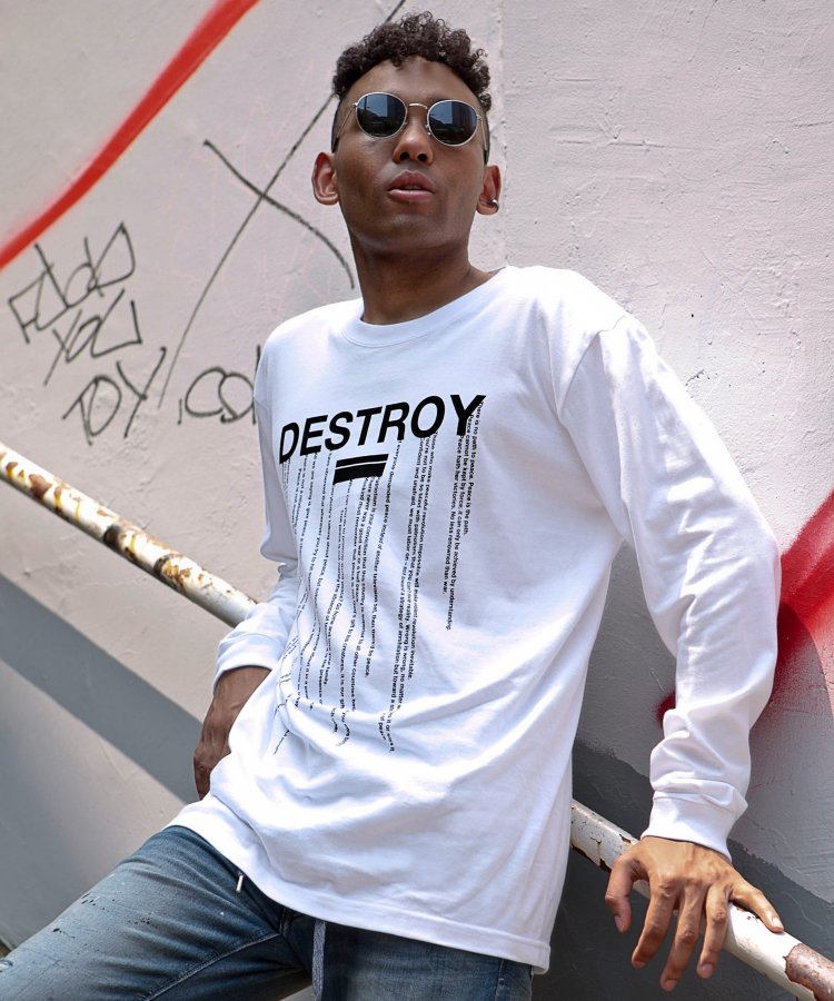 【LIBERTY CITY/リバティーシティ】 [DESTROY] ロンT<img class='new_mark_img2' src='https://img.shop-pro.jp/img/new/icons20.gif' style='border:none;display:inline;margin:0px;padding:0px;width:auto;' />
